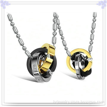 Jewelry Fashion Pendant Stainless Steel Necklace (HR2044)